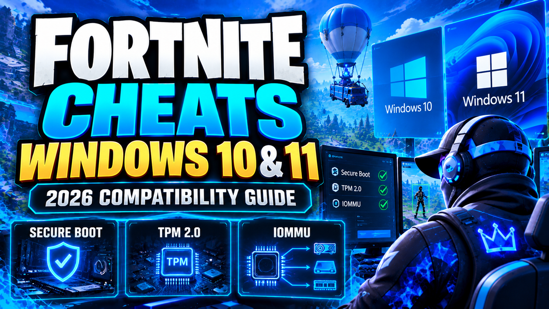 Fortnite cheats Windows 10 and Windows 11 compatibility guide 2026