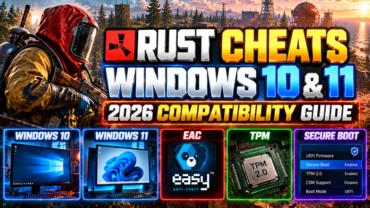 Rust cheats Windows 10 and Windows 11 compatibility guide 2026