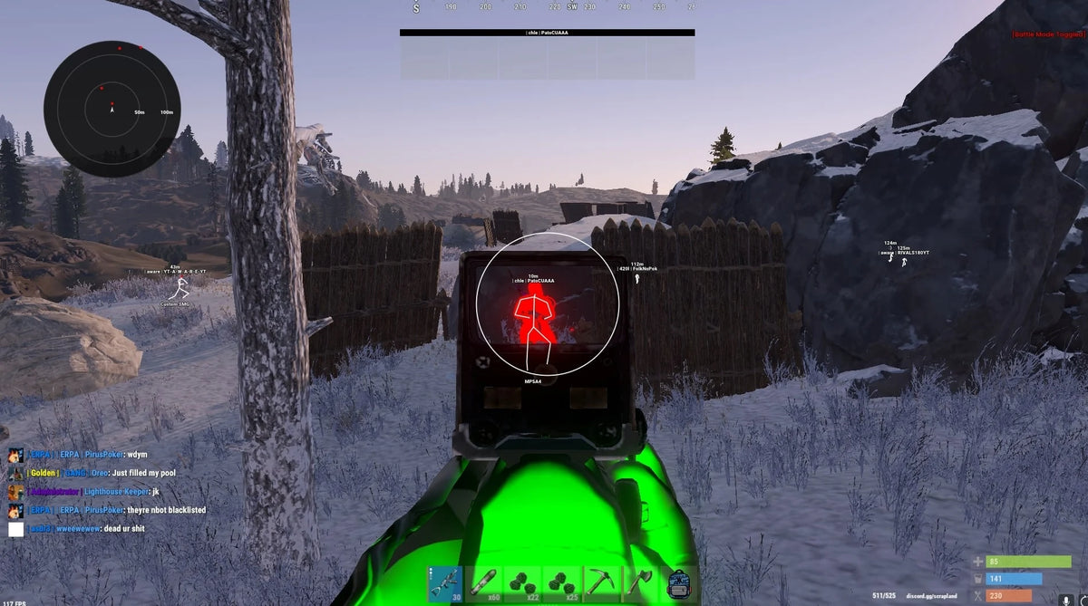 ESP highlighting enemies