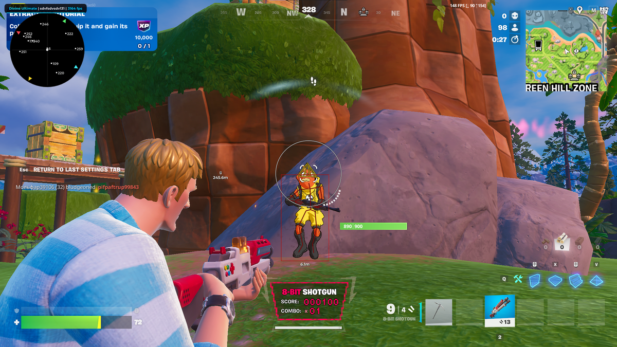 Divine Fortnite Ultimate - Player visuals with the details you choose