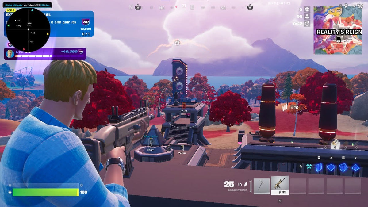 Divine Fortnite Ultimate - A radar that follows your view